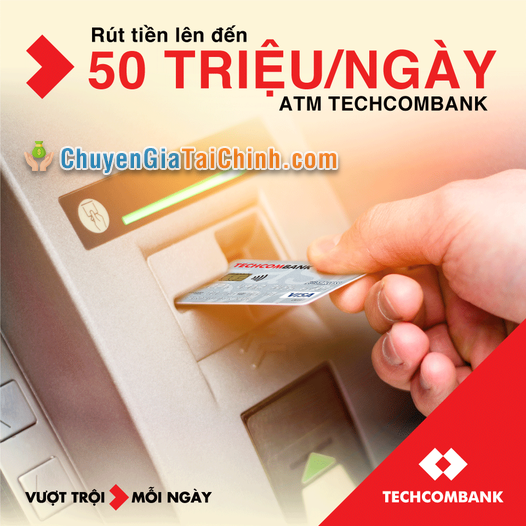 Hạn mức chuyển tiền qua cây ATM Techcombank